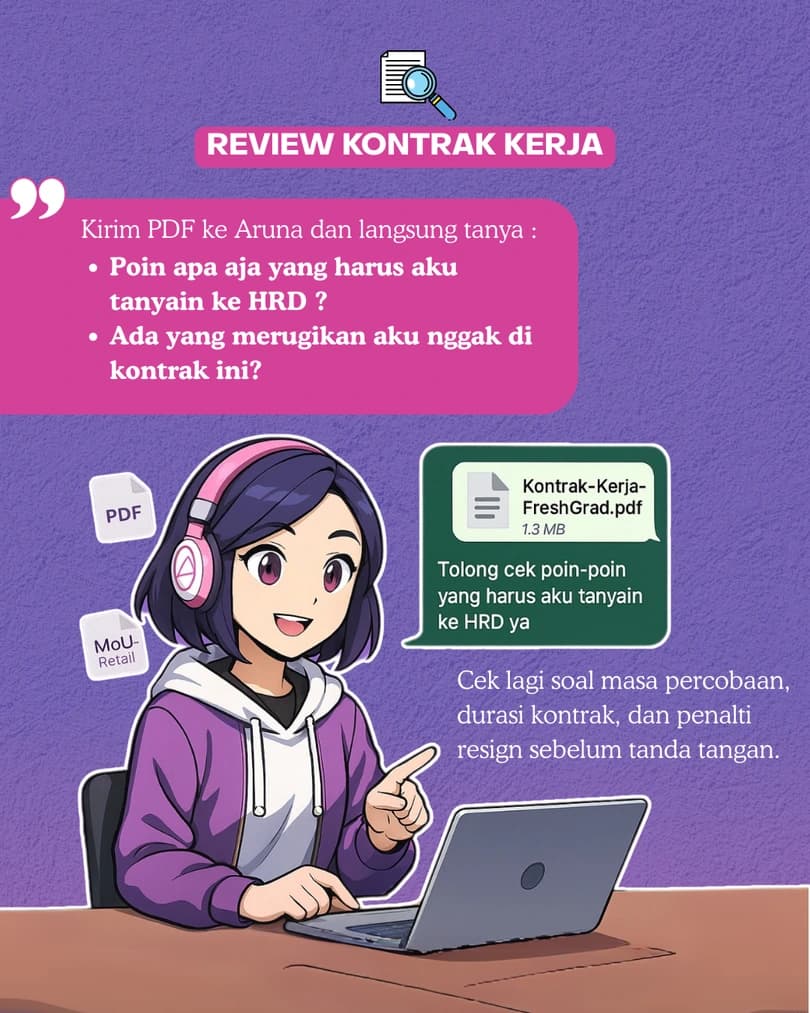 Contoh Penggunaan Aruna AI 2